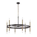 Thomas Notre Dame 12Light Chandelier in Oil Rubbed Bronze, Gold CN261221